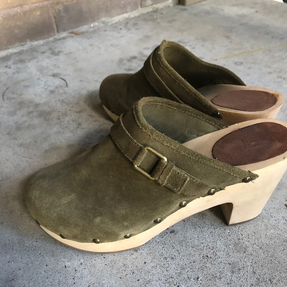 Gap green heeled clogs - Picture 4 of 5